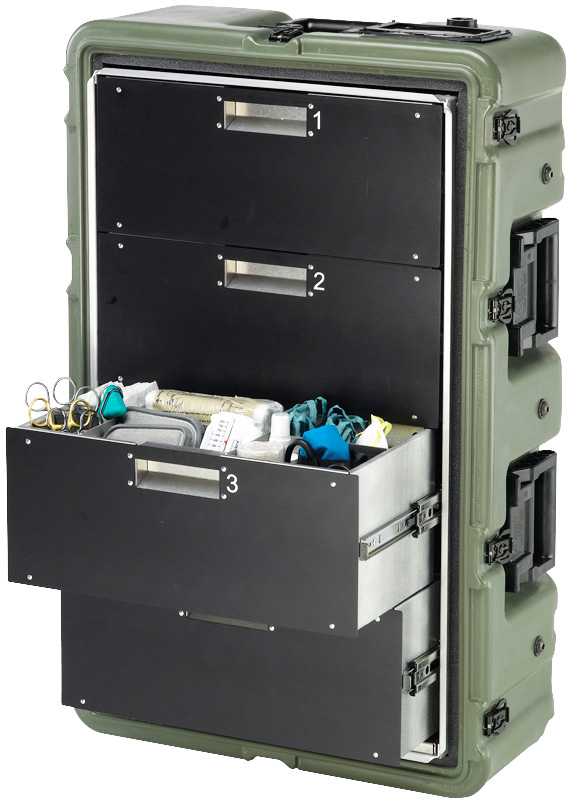 スイス軍 MEDICAL CASE メディカルキャビネット送料無料 Pelican-Hardigg Medical Supply Cases