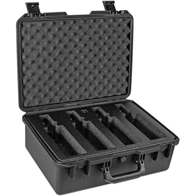 Quad Whiskey Carrier Case - 4 Bottle