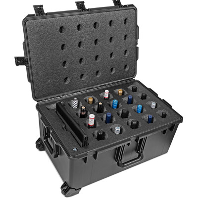 20-Bottle Wine Carrier with Wheels