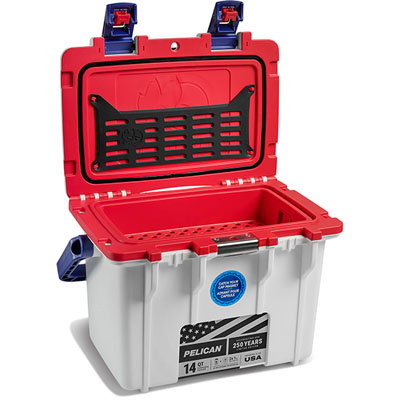 Personal Cooler, White / Red / Blue